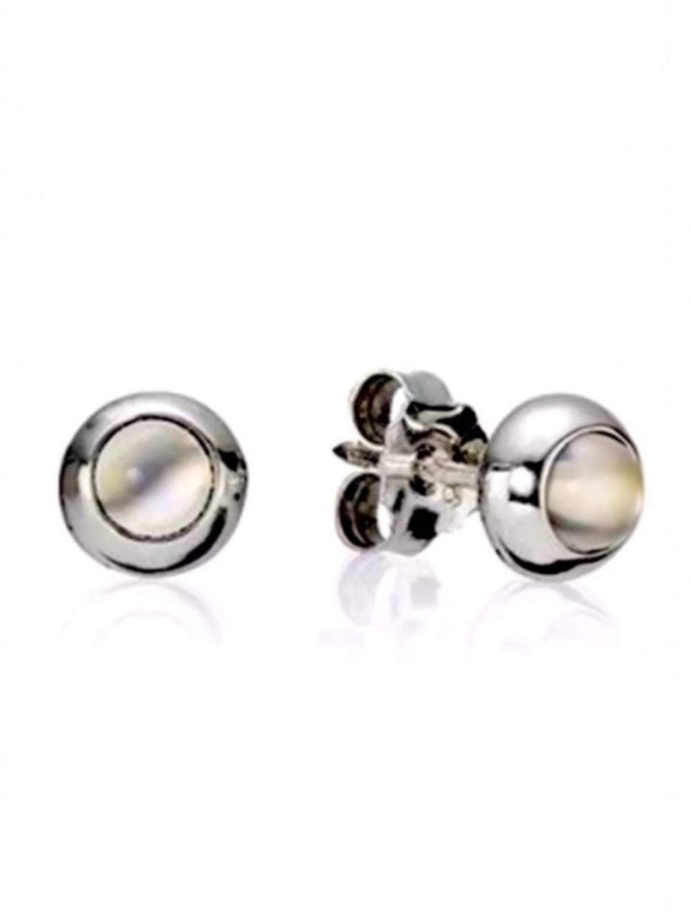 Pandora moonstone “moonlight’s kiss” stud earrings